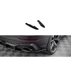 Maxton Design boční difuzory pod zadní nárazník pro Audi RSQ8 Mk1, černý lesklý plast ABS