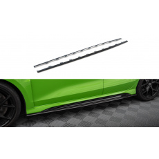 Maxton Design Carbon Division difuzory pod boční prahy pro Audi RS3 8Y, materiál pravý karbon, Sedan