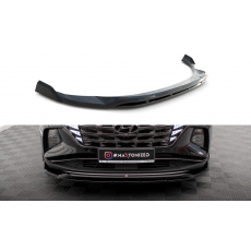 Maxton Design spoiler pod přední nárazník ver.2 pro Hyundai Tucson Mk4, Carbon-Look