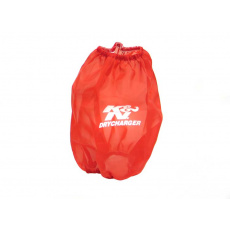 K&N RF-1020DR návlek na kulatý zkosený filtr 191 mmx203 mm, barva: červená