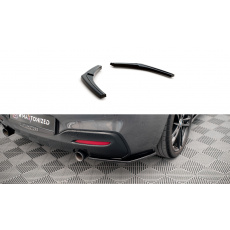 Maxton Design boční difuzory pod zadní nárazník pro BMW řada 1 F20- F21 Facelift, černý lesklý plast ABS