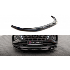 Maxton Design spoiler pod přední nárazník pro Hyundai Tucson Mk4, černý lesklý plast ABS
