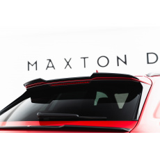 Maxton Design horní prodloužení spoileru pro Audi RSQ8 Mk1, černý lesklý plast ABS