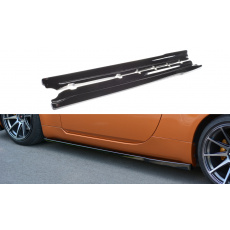 Maxton Design difuzory pod boční prahy pro Nissan 350Z, Carbon-Look