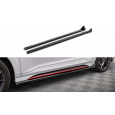 Maxton Design difuzory pod boční prahy s křidélky ver.1 pro Hyundai Kona N Mk1, carbon-Look