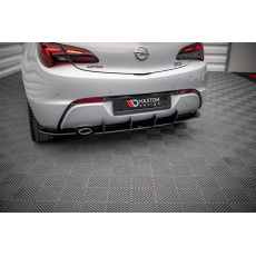 Maxton Design "Street Pro" difuzor zadního nárazníku pro Opel Astra J (Mk4), plast ABS bez povrchové úpravy, GTC OPC-Line