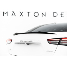 Maxton Design prodloužení spoileru pro Maserati Ghibli Mk3, černý lesklý plast ABS