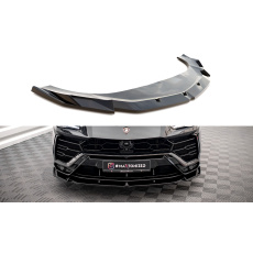 Maxton Design spoiler pod přední nárazník pro Lamborghini Urus Mk1, černý lesklý plast ABS