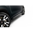 Maxton Design difuzory pod boční prahy pro Mini Countryman JCW U25, černý lesklý plast ABS