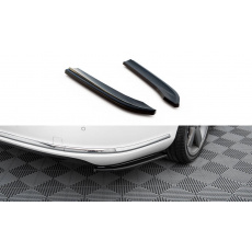 Maxton Design boční difuzory pod zadní nárazník pro Volkswagen Passat Mk7 (B7), černý lesklý plast ABS