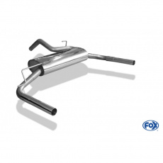 Fox Sportauspuff koncový tlumič výfuku s koncovkou 1x45 Typ 10 na obou stranách pro Lada 2010- s motorem 1.7