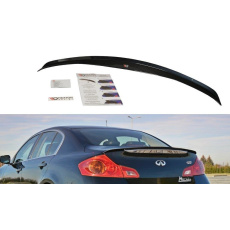 Maxton Design prodloužení spoileru pro Infiniti G37, Carbon-Look, Sedan