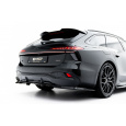 Maxton Design spoiler pod zadní nárazník s žebrováním v.1 pro Audi A6 C9, černý lesklý plast ABS, Avant Diesel S-Line, Sedan Diesel S-Line