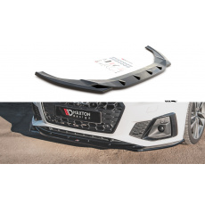 Maxton Design spoiler pod přední nárazník pro Audi A5 F5 FL, Carbon-Look, S-Line
