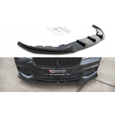Maxton Design spoiler pod přední nárazník ver.2 pro BMW řada 7 G11, černý lesklý plast ABS