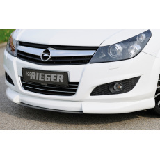 Rieger spoiler pod přední nárazník pro Opel Astra H 5-dvéř., caravan, hatchback, notchback, r.v. 03/04-, plast ABS bez povrchové úpravy