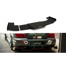 Maxton Design difuzor zadního nárazníku pro Subaru Impreza Mk2 (GD), plast ABS bez povrchové úpravy