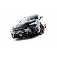 Maxton Design "Street Pro" spoiler pod přední nárazník pro Cupra Leon Facelift, plast ABS bez povrchové úpravy, Hatchback, s červenou linkou