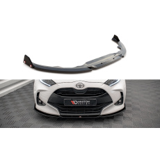 Maxton Design spoiler pod přední nárazník ver.1 s křidélky pro Toyota Yaris Mk4, plast ABS bez povrchové úpravy