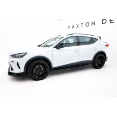 Maxton Design difuzory pod boční prahy pro Cupra Formentor, černý lesklý plast ABS