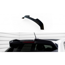 Maxton Design prodloužení spoileru 3d pro Volkswagen Polo GTI Mk6 Facelift, černý lesklý plast ABS