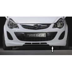 Rieger spoiler pod přední nárazník pro Opel Corsa D 3-dvéř., 5-dvéř. po faceliftu, r.v. 01/11-, plast ABS bez povrchové úpravy, s žebrováním