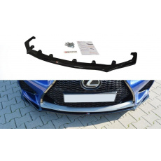 Maxton Design spoiler pod přední nárazník ver.1 pro Lexus RC F, černý lesklý plast ABS