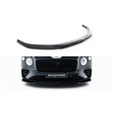 Maxton Design spoiler pod přední nárazník pro Bentley Continental GT Mk3, černý lesklý plast ABS