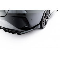 Maxton Design boční difuzory pod zadní nárazník v.6 pro Cupra Leon ST Mk1 Facelift, černý lesklý plast ABS