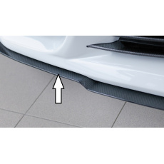 Rieger lipa pod přední nárazník Rieger pro Opel Astra H vč. GTC, Twin-Top 3-dvéř., 5-dvéř., caravan, hatchback, kabriolet, 03/04-, 03/05-, 09/05-, plast ABS s povrchovou úpravou Carbon-Look