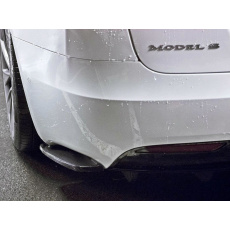 Maxton Design boční difuzory pod zadní nárazník pro Tesla Model S, Carbon-Look