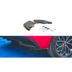 Maxton Design boční difuzory pod zadní nárazník pro Škoda Kamiq, černý lesklý plast ABS