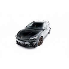 Maxton Design spoiler pod přední nárazník pro Cupra Leon ST Mk1 Facelift, černý lesklý plast ABS
