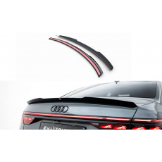 Maxton Design prodloužení spoileru pro Audi S8 D5, černý lesklý plast ABS