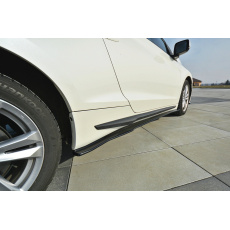 Maxton Design difuzory pod boční prahy pro Honda CR-Z, černý lesklý plast ABS