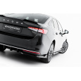 Maxton Design boční difuzory pod zadní nárazník ver.2 pro Škoda Superb Mk4, černý lesklý plast ABS