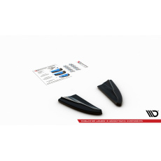 Maxton Design boční difuzory pod zadní nárazník pro Volvo V40, plast ABS bez povrchové úpravy