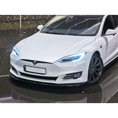 Maxton Design spoiler pod přední nárazník ver.1 pro Tesla Model S, Carbon-Look