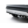 Maxton Design spoiler pod zadní nárazník s žebrováním pro Hyundai Tucson Mk4 Facelift, černý lesklý plast ABS