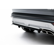 Maxton Design spoiler pod zadní nárazník s žebrováním pro Hyundai Tucson Mk4 Facelift, černý lesklý plast ABS