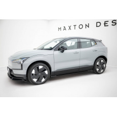 Maxton Design difuzory pod boční prahy pro Volvo EX30 Mk1, černý lesklý plast ABS
