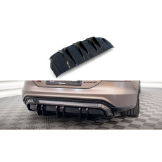 Maxton Design vložka zadního nárazníku pro Audi e-tron GT / RS GT Mk1, černý lesklý plast ABS