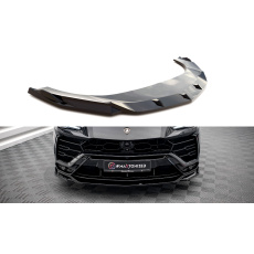 Maxton Design spoiler pod přední nárazník ver.3 pro Lamborghini Urus Mk1, černý lesklý plast ABS