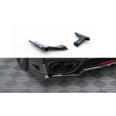 Maxton Design boční difuzory pod zadní nárazník pro Nissan GT-R R35 Facelift, černý lesklý plast ABS