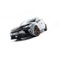 Maxton Design "Street Pro" spoiler pod přední nárazník s křidélky pro Cupra Leon ST, plast ABS bez povrchové úpravy, Facelift