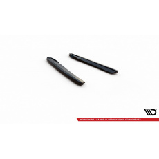 Maxton Design boční difuzory pod zadní nárazník ver.4 pro Škoda Octavia RS Mk4, černý lesklý plast ABS