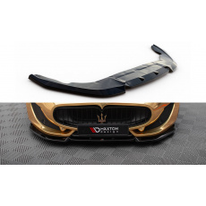 Maxton Design spoiler pod přední nárazník ver.2 pro Maserati Granturismo, černý lesklý plast ABS
