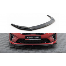 Maxton Design spoiler pod přední nárazník ver.1 pro Kia Cee'd Mk 3/ProCeed GT, černý lesklý plast ABS