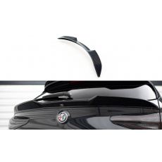 Maxton Design spodní prodloužení spoileru 3d pro Alfa Romeo Stelvio, černý lesklý plast ABS, Quadrifoglio