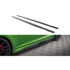 Maxton Design "Street Pro" difuzory pod boční prahy pro Audi RS5 F5 FL, plast ABS bez povrchové úpravy